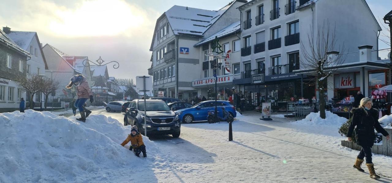 Pistenblume Apartment - Skipiste, Stadtzentrum Winterberg Esterno foto